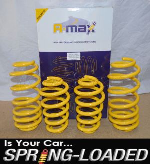 A-MAX Lowering Springs for Audi A4 II Saloon 1.8T/2.0T/3.0 & TDi excl. Quattro