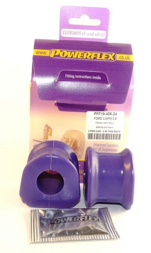 Powerflex Front Anti Roll Bar Mount Bush 24mm (PFF19-406-24) for Ford Capri (1969 - 1986)
