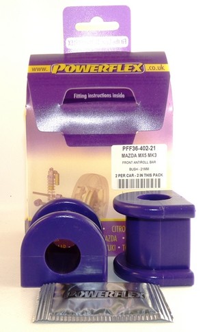 Powerflex Front ARB Bush 21mm (PFF36-402-21) for Mazda MX-5, Miata, Eunos Mk3 NC (2005-2015)