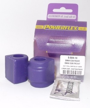 Powerflex Rear Anti Roll Bar Mounting Bush 14mm for BMW 5 Series E39, 540 Touring (1996 - 2004)
