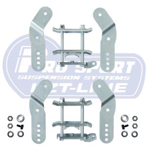 Prosport lowering brackets / shackle kit to fit VW Caddy Mk3 & Mk4 2004-2020 :150999
