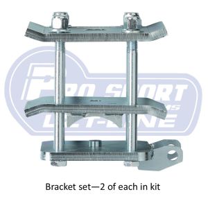 Prosport lowering brackets / shackle kit to fit VW Caddy Mk3 & Mk4 2004-2020 :150999 #3