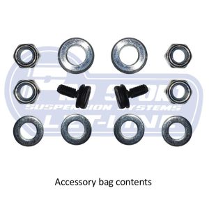 Prosport lowering brackets / shackle kit to fit VW Caddy Mk3 & Mk4 2004-2020 :150999 #4