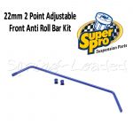 SuperPro 2 Point Adj FRONT 22mm Anti Roll Bar for Toyota MR2 Mk3 ZZW 1999-2007