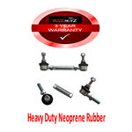 RoadNutz Black - Front Adjustable Drop Links for Proton Impian 1.6i (CF1S) 4G18 16V 09/2001-12/08