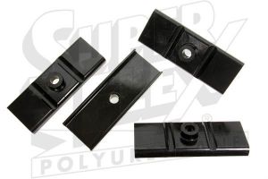 Superflex Bushes - Ford Consul/Zephyr/Zodiac Rear Leaf Spring Saddle Pad Kit