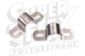 Superflex Bushes - Ford Mustang 65- Stainless Clamp bracket kit-SF143-0984KSS