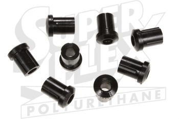 Superflex Bushes - Ford Anglia/Capri Rear of Rear Leaf Spring & Shackle Kit.