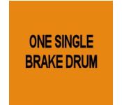 Rear Brake Drum Alfa Romeo 145, 146 1.3, 1.4  - Year 1994-3/97