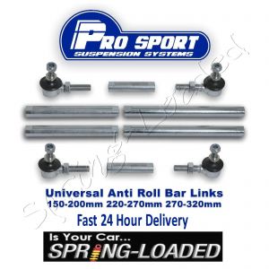 ProSport 3 Piece Adjustable Droplink Kit  - Suspension Links - 3 Sizes :130008
